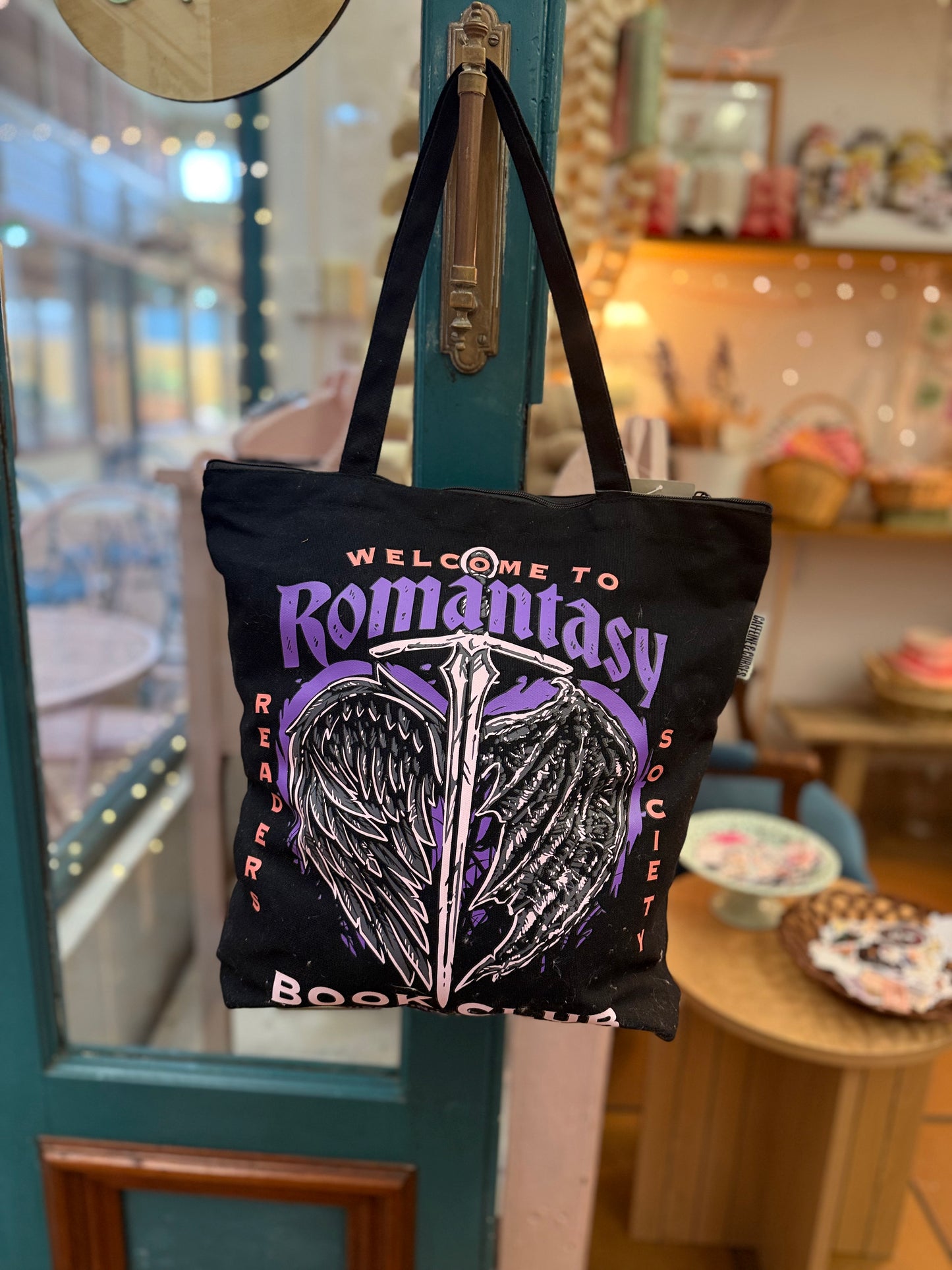 Romantasy Tote Bag - Caffeine & Curses