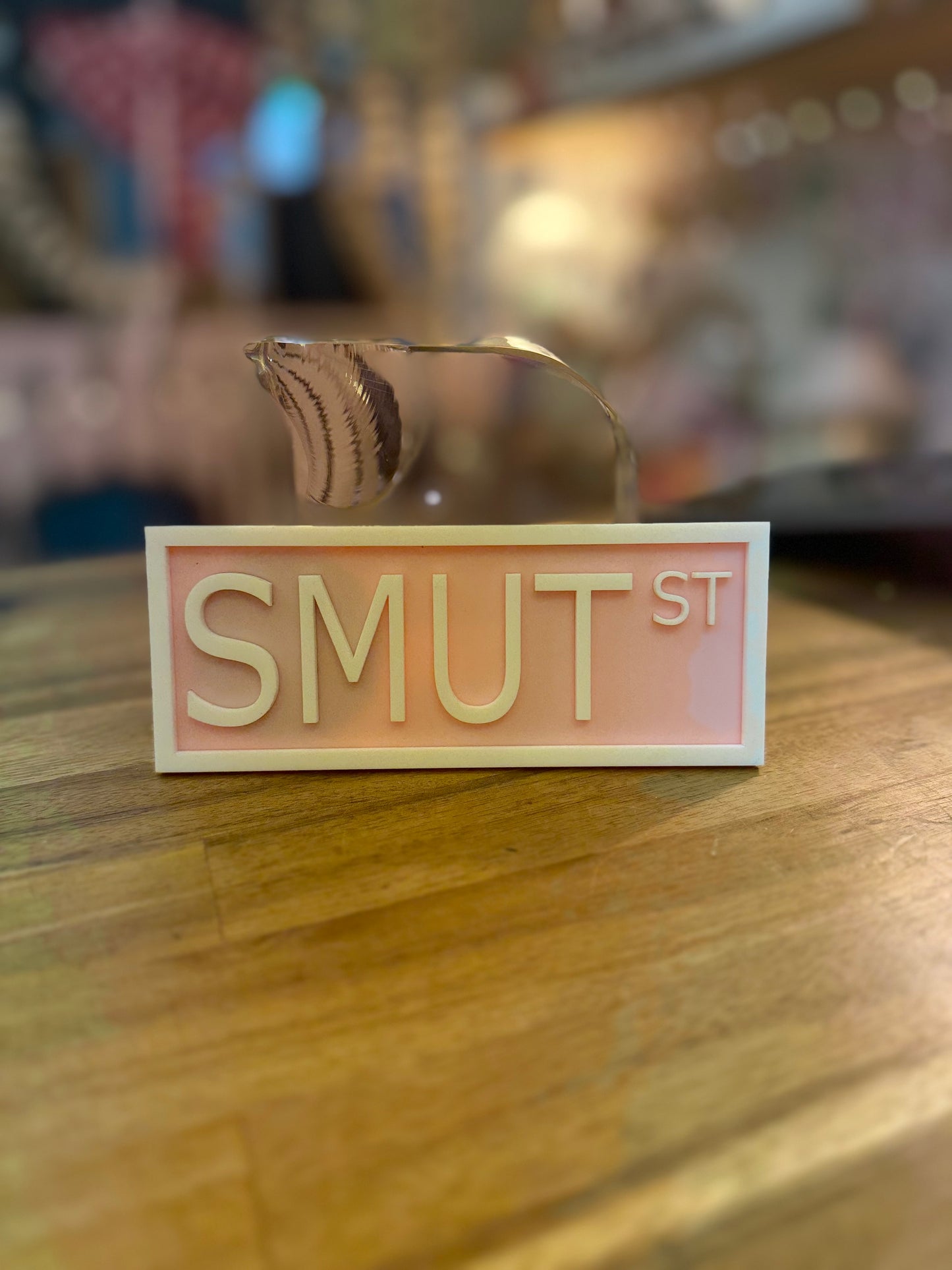Bookshelf Sign - SMUT St