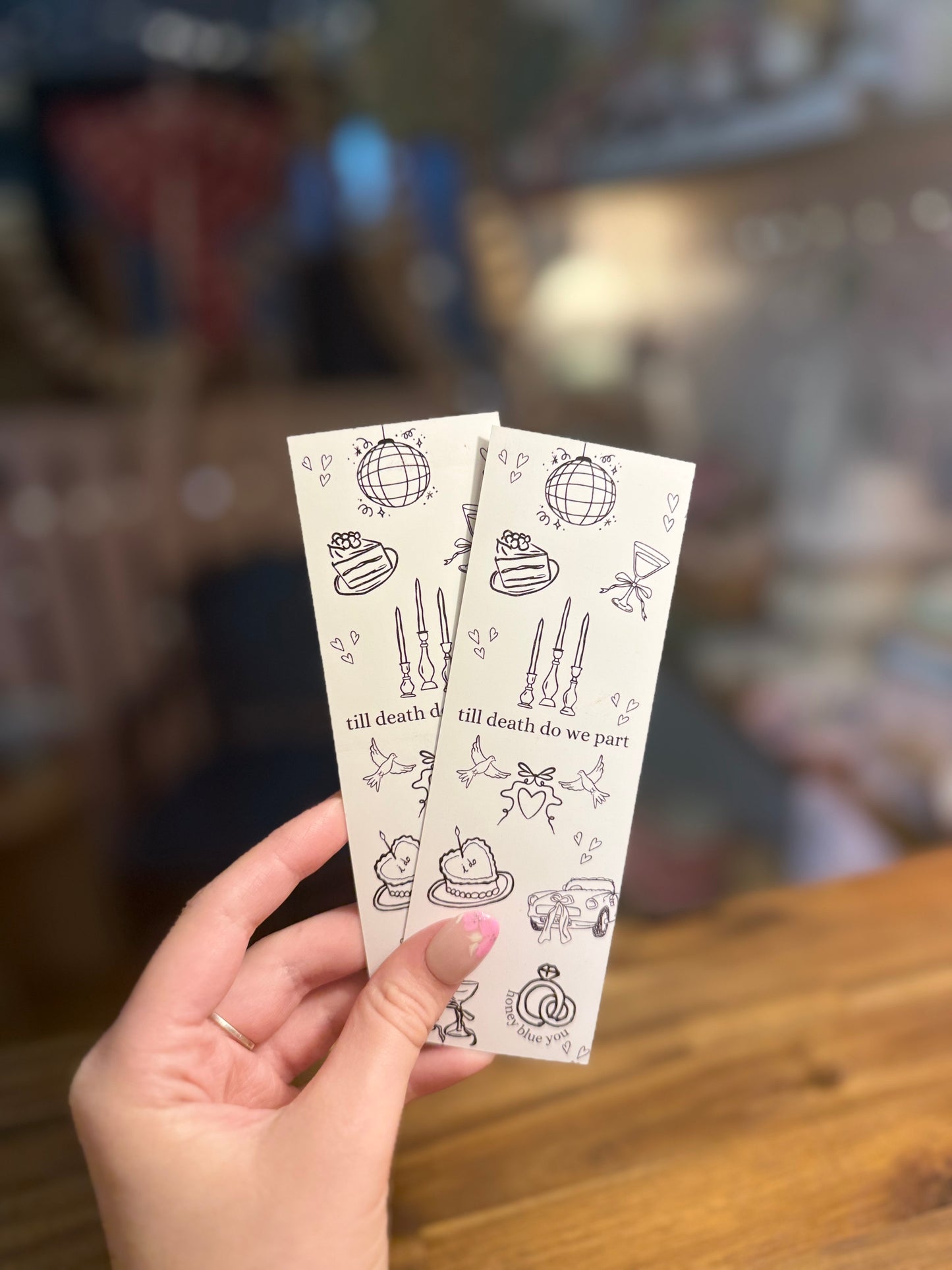 Bookmarks - Honey Blue You