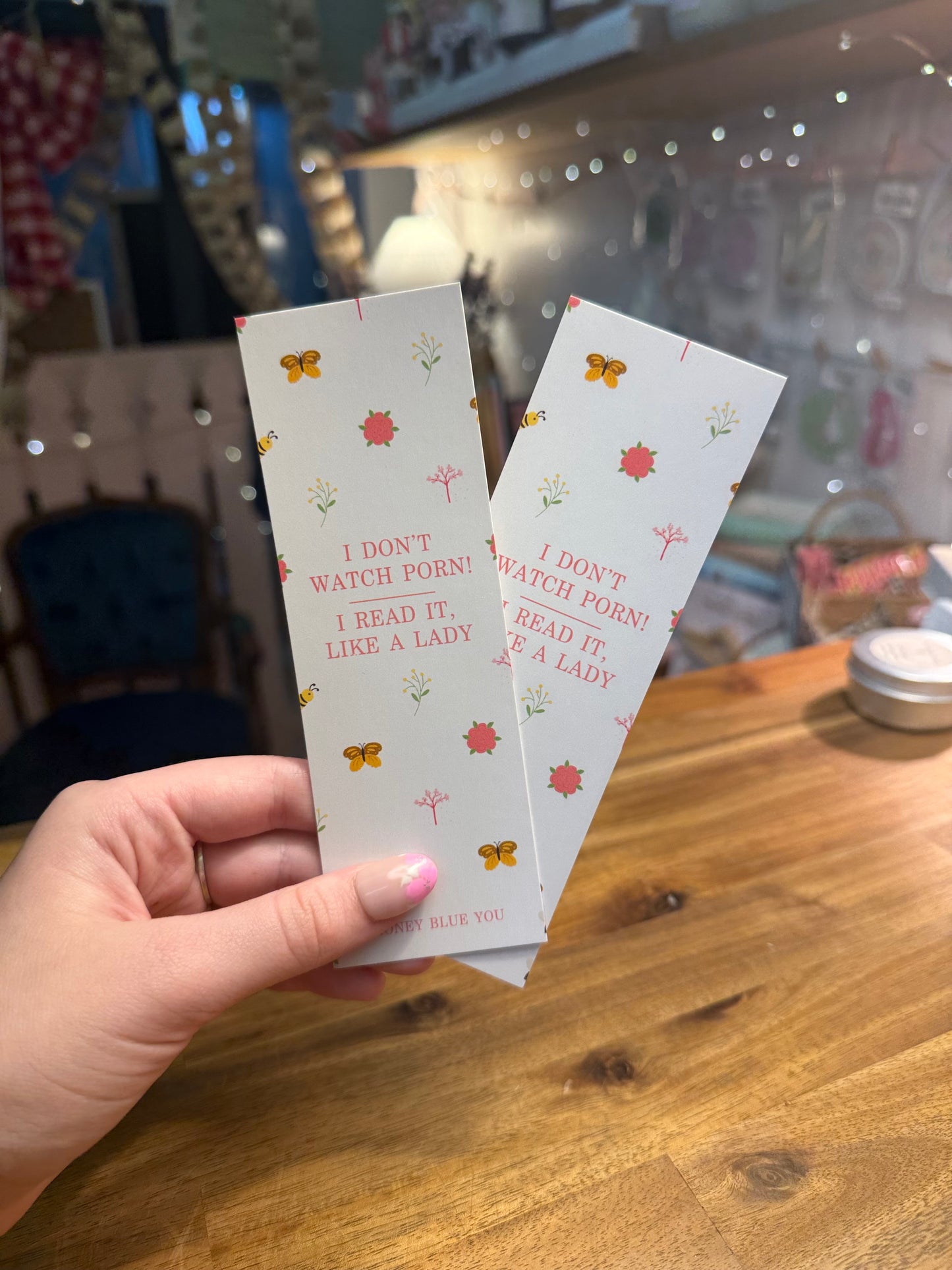 Bookmarks - Honey Blue You