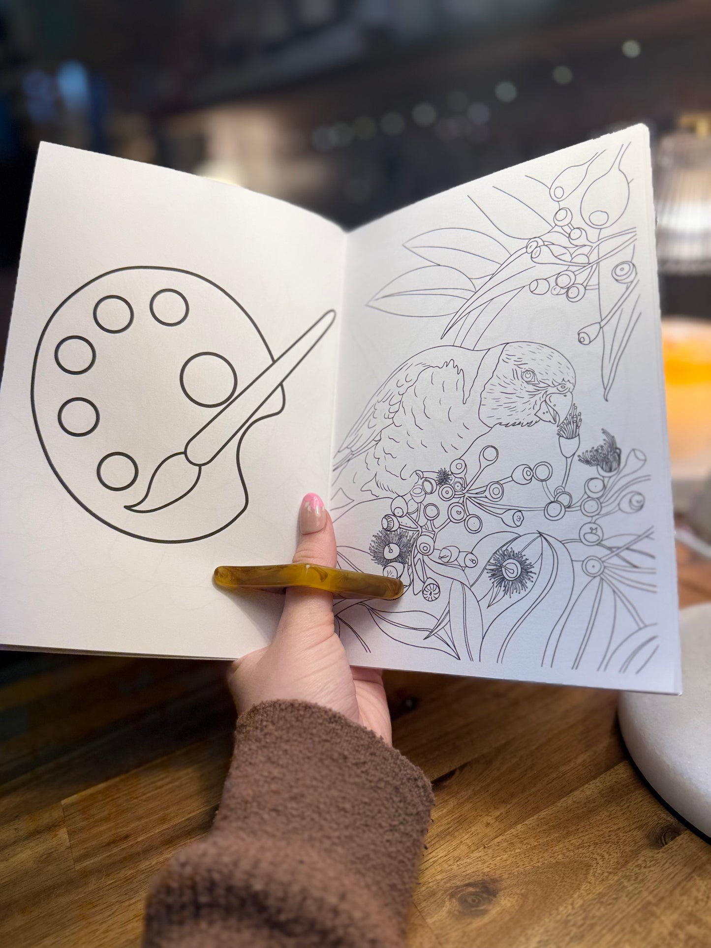 Native Blooms - Colouring In Book