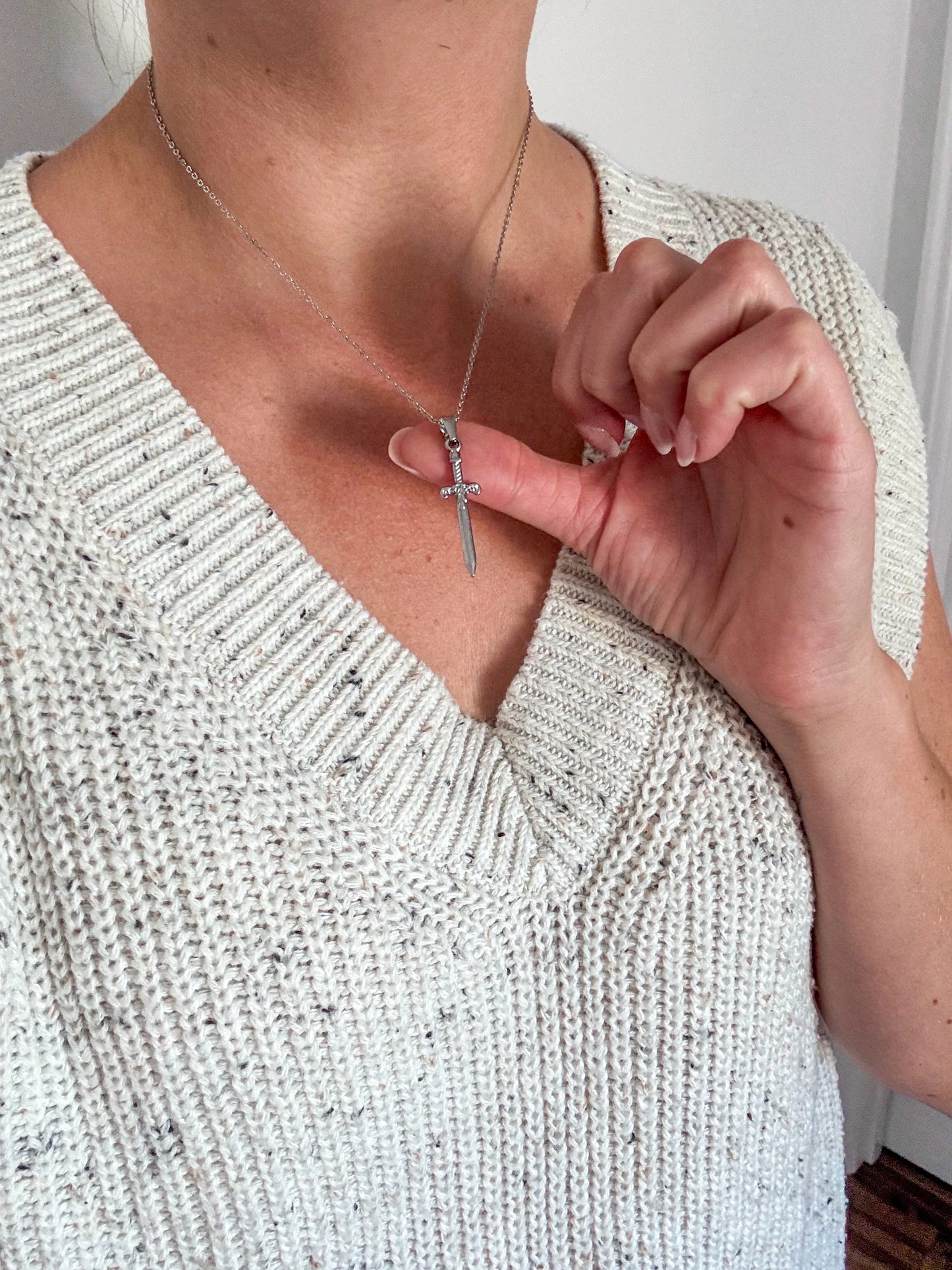 Survive The Storm - Dagger Necklace