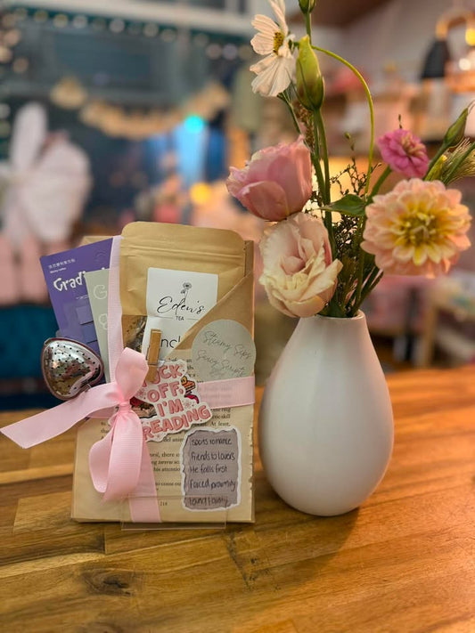 Petals & Plot Twists - A Blind Date with a Book Package + Blooms