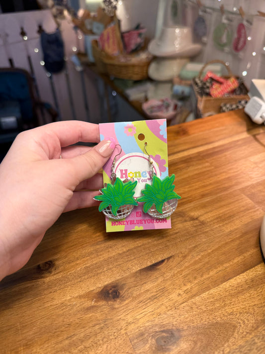 Earrings - Honey Blue You