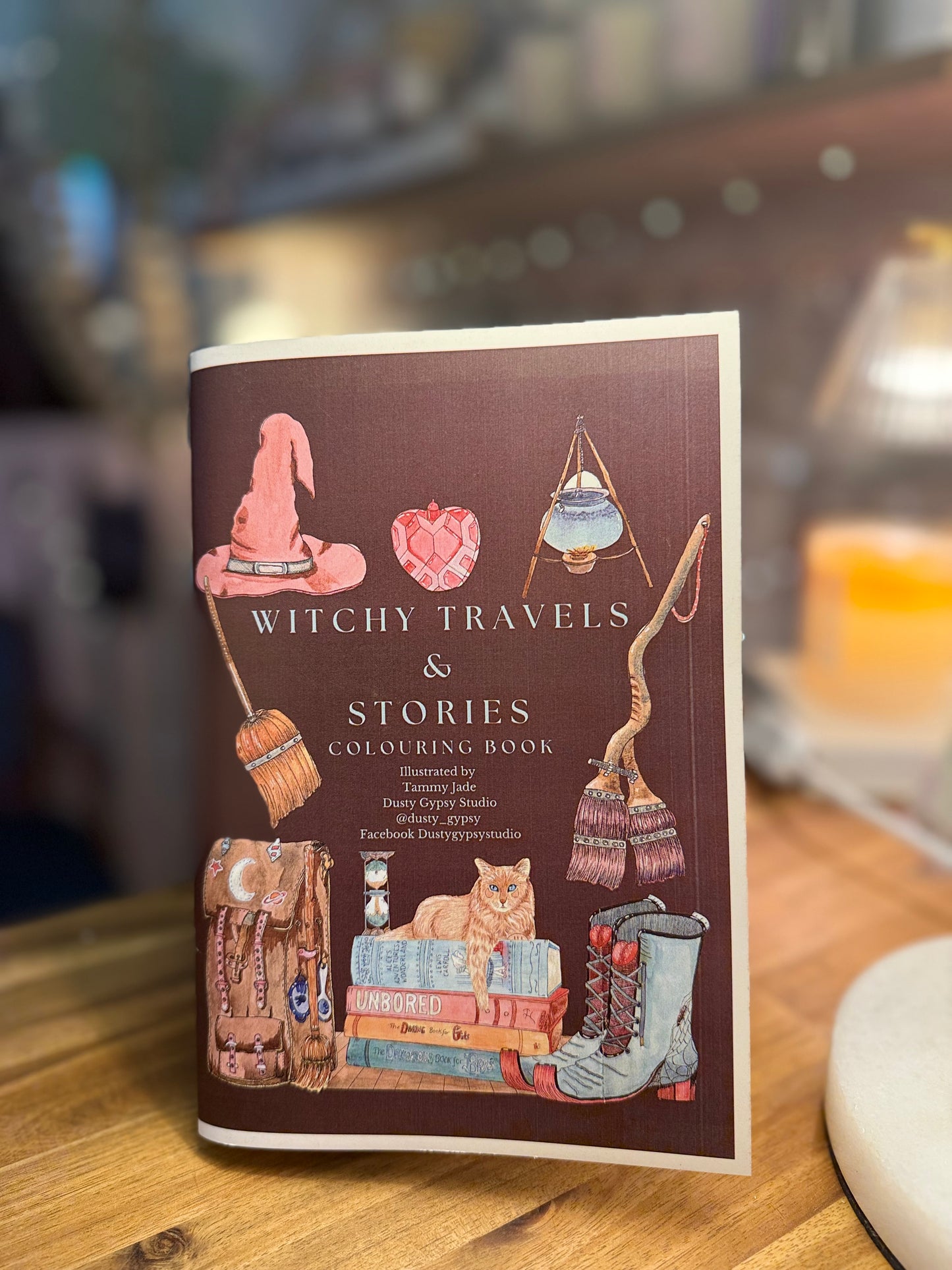 Witchy Travels & Stories - Colouring Book