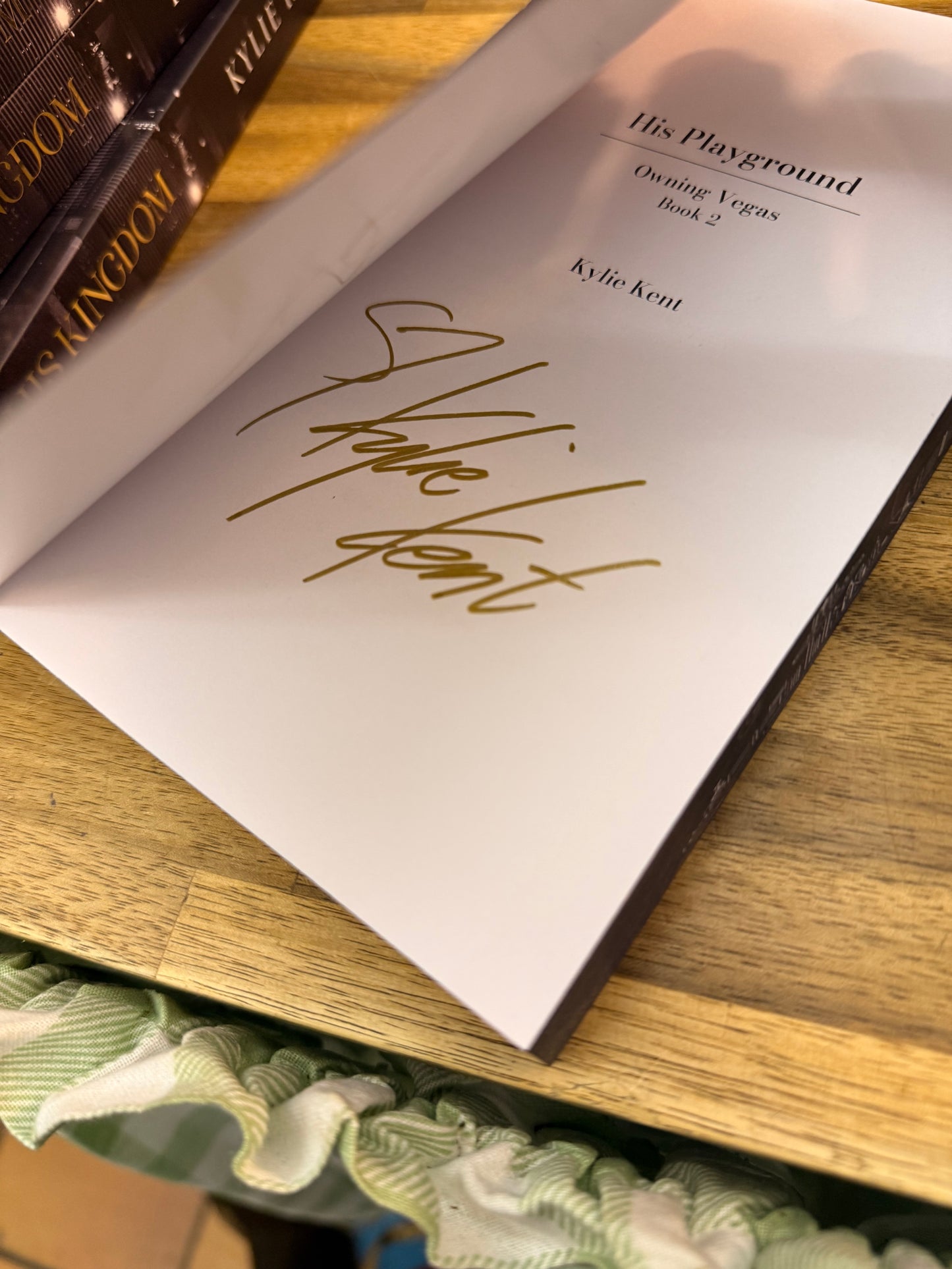 His Playground - Kylie Kent (Signed)