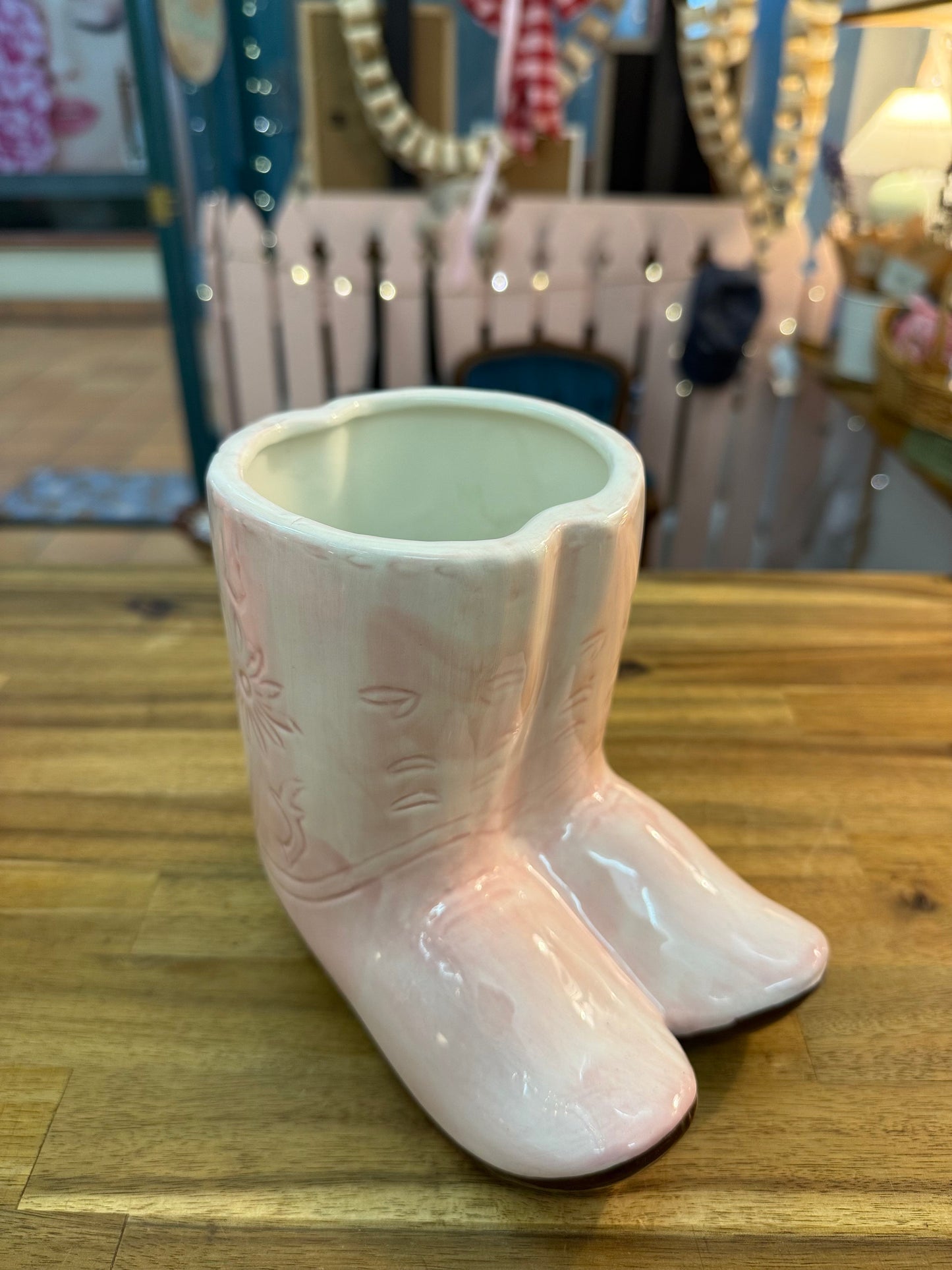 Cowboy Boot Planter
