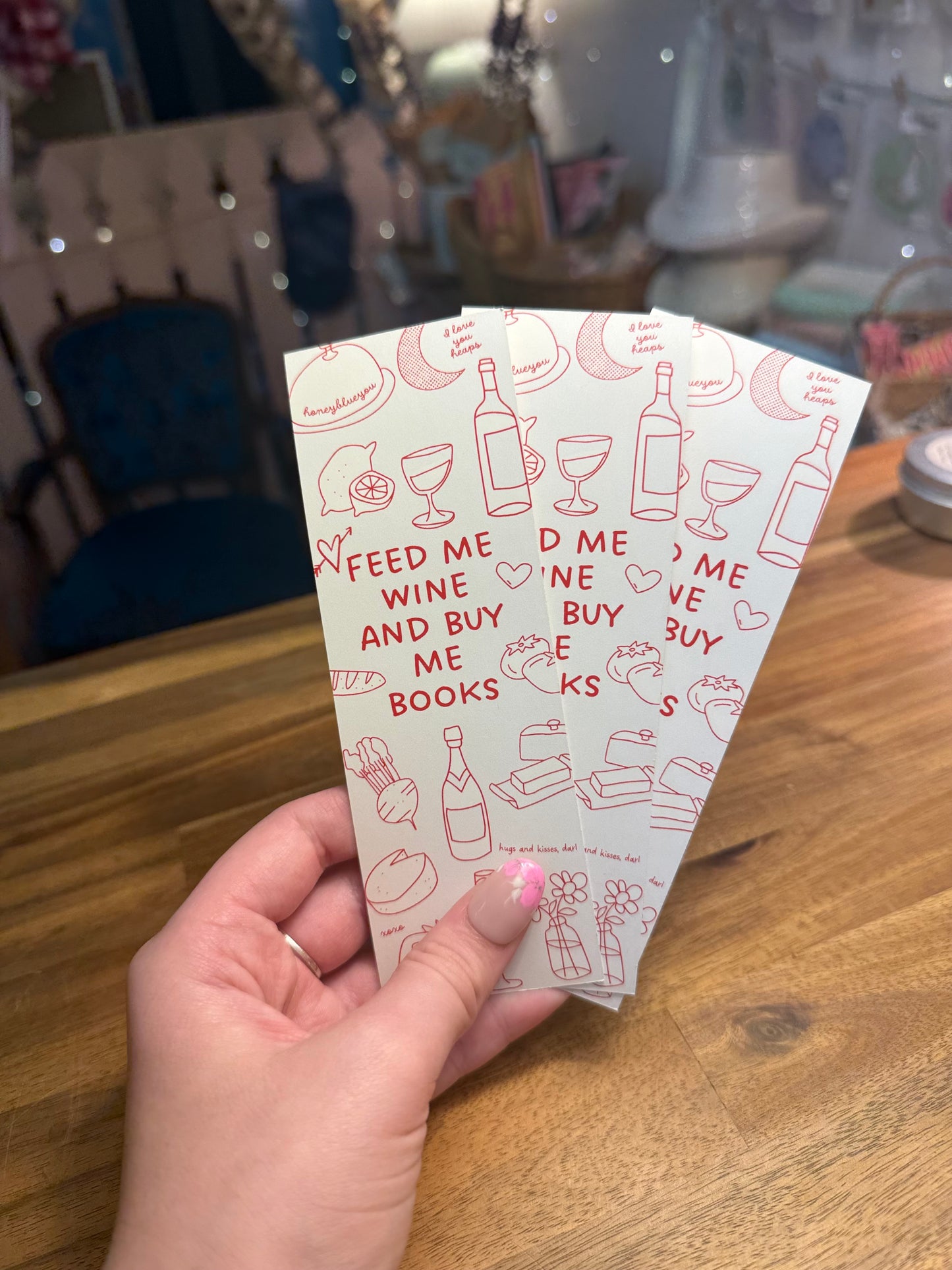 Bookmarks - Honey Blue You