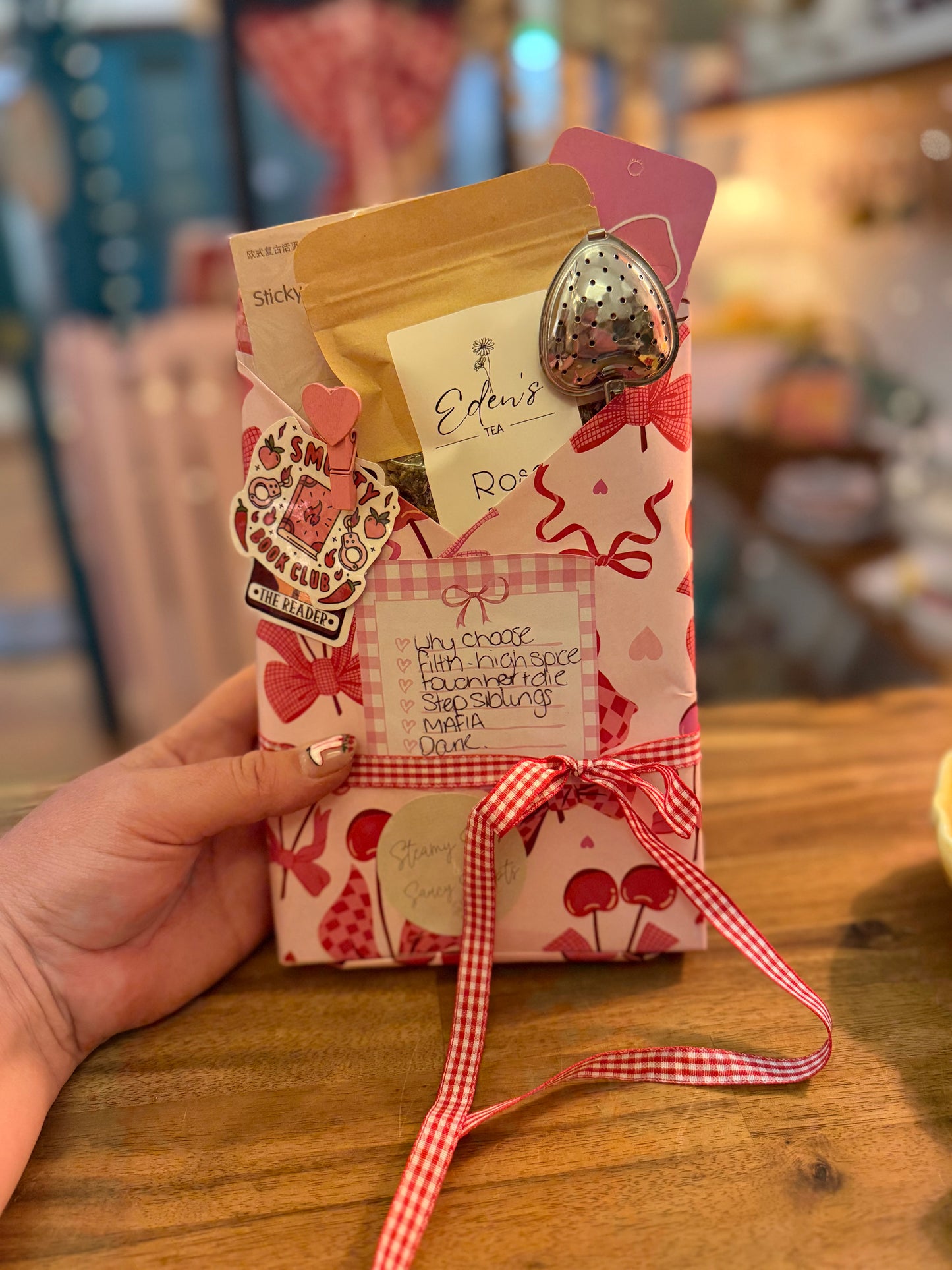 Steamy Sips & Saucy Scripts - Blind Date with a Book