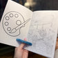 Mushrooms & Butterfly - Colouring Book