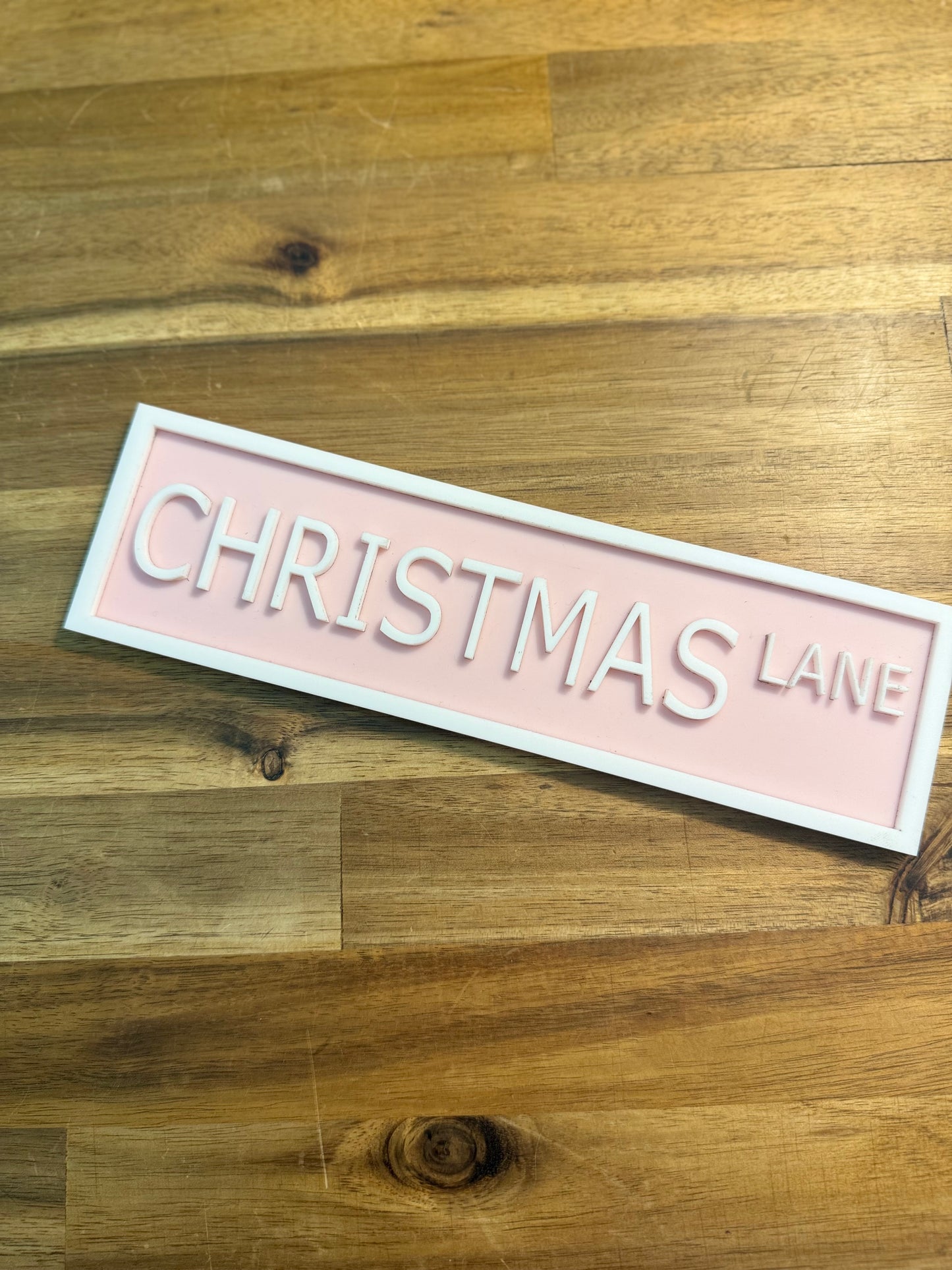 Bookshelf Sign - Christmas Lne