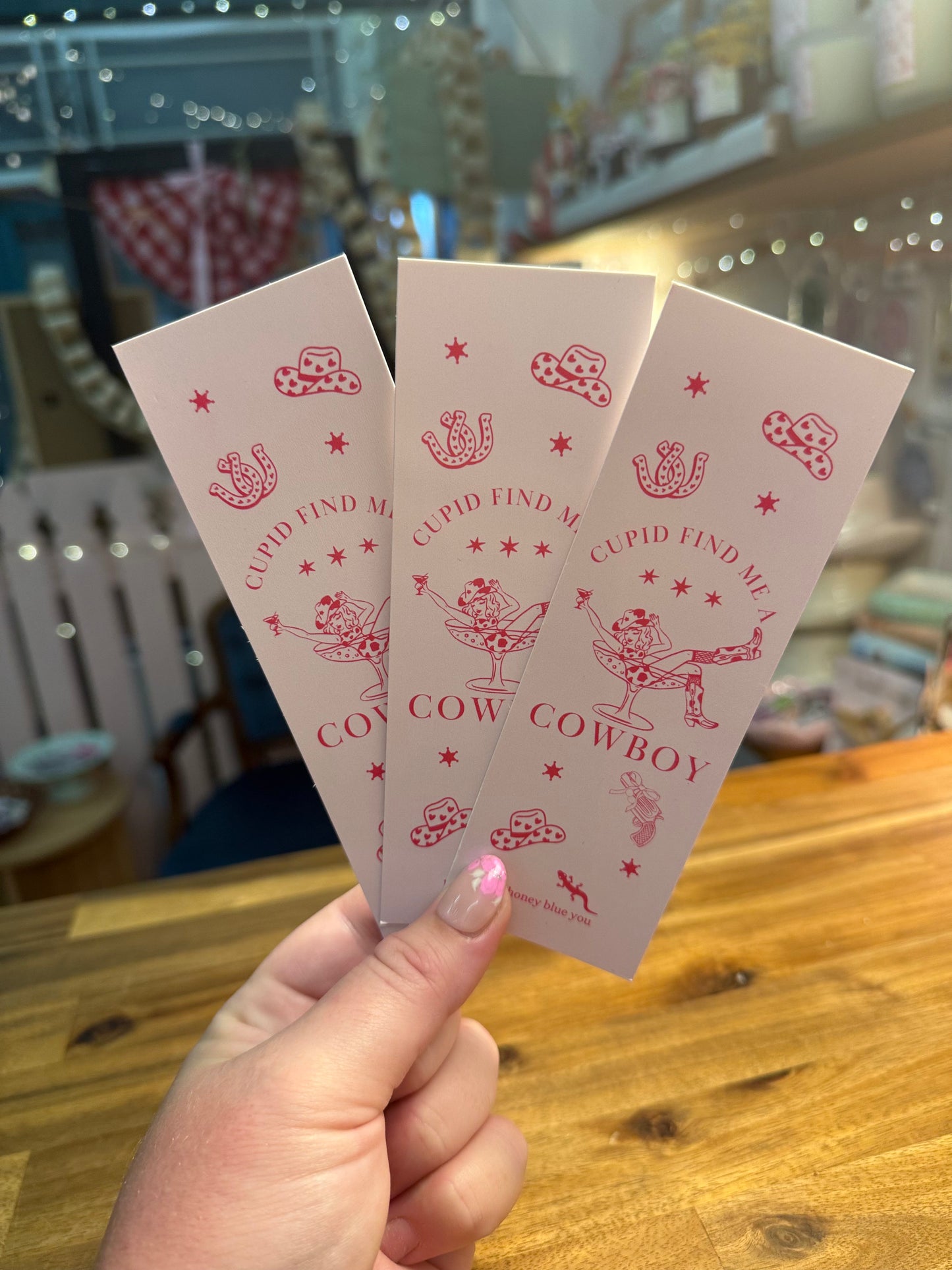 Bookmarks - Honey Blue You