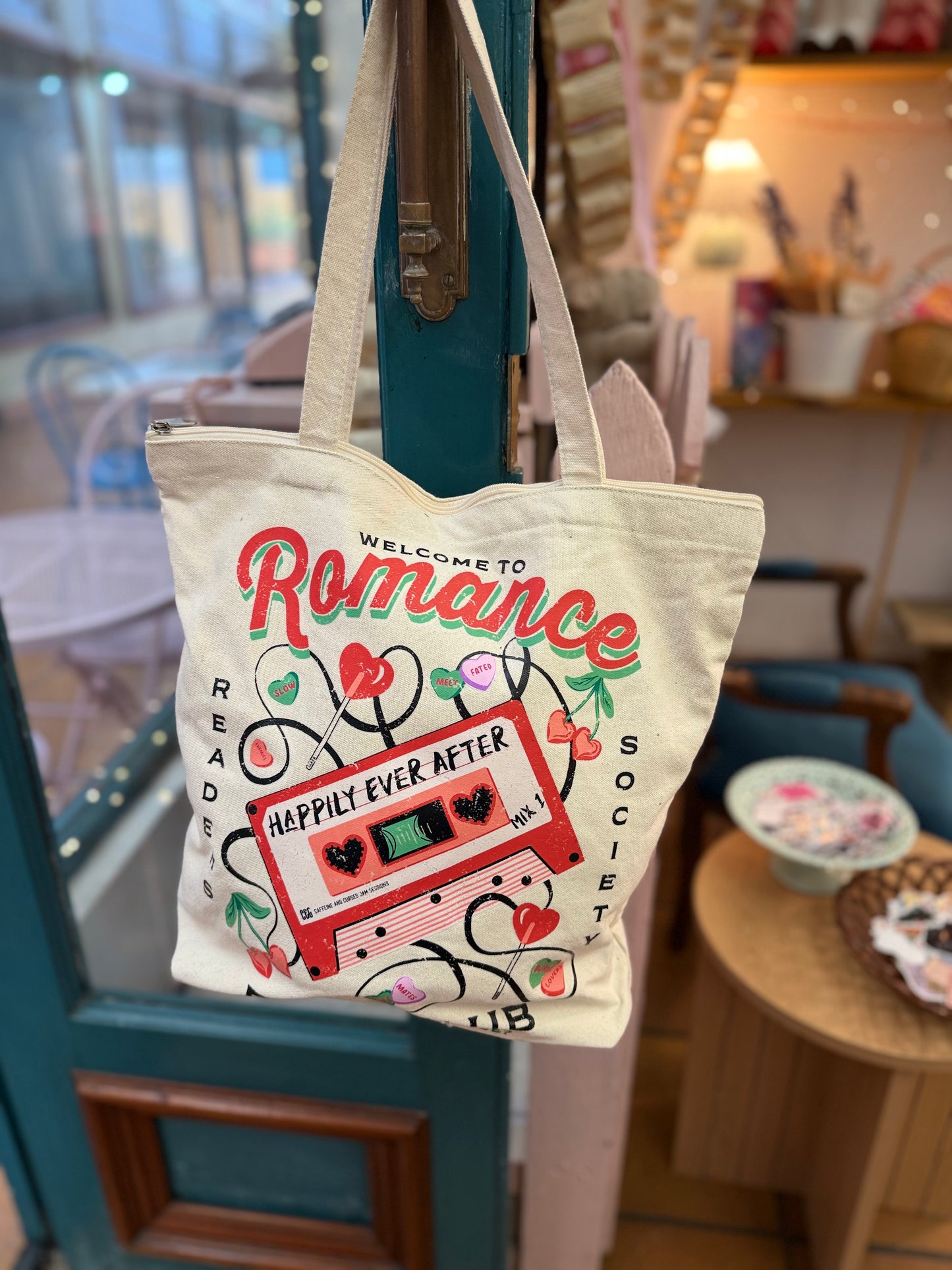 Romance Tote Bag - Caffeine & Curses