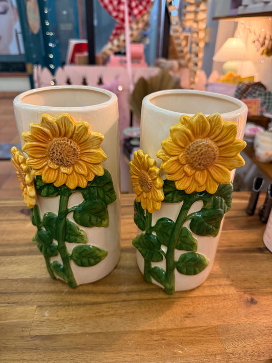 Sunflower Vase