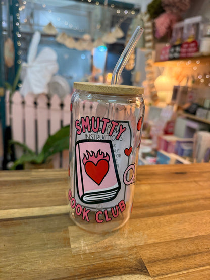 Bookish Tumblr Glass