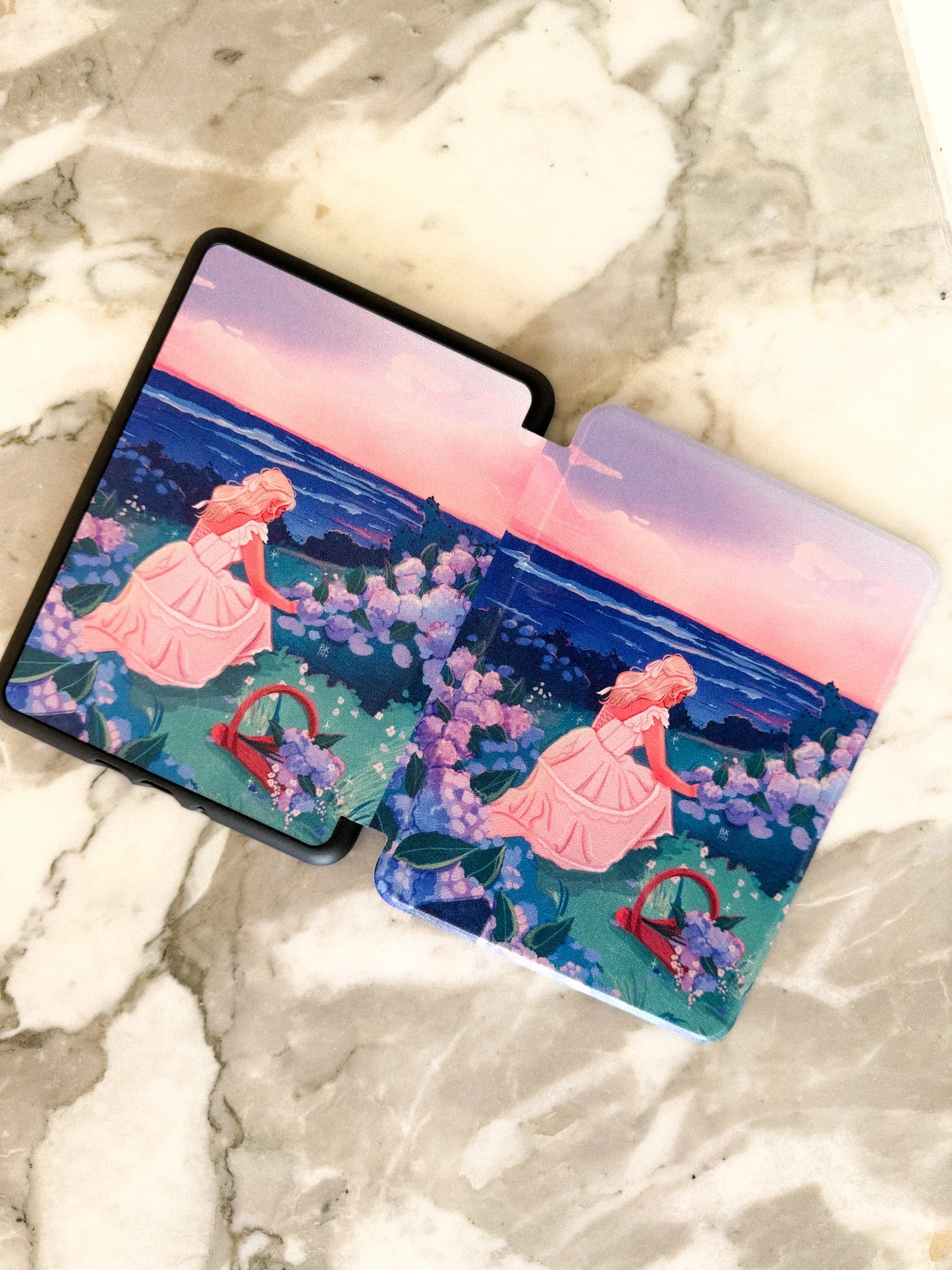 Hydrangeas by the Sea - Kindle Case