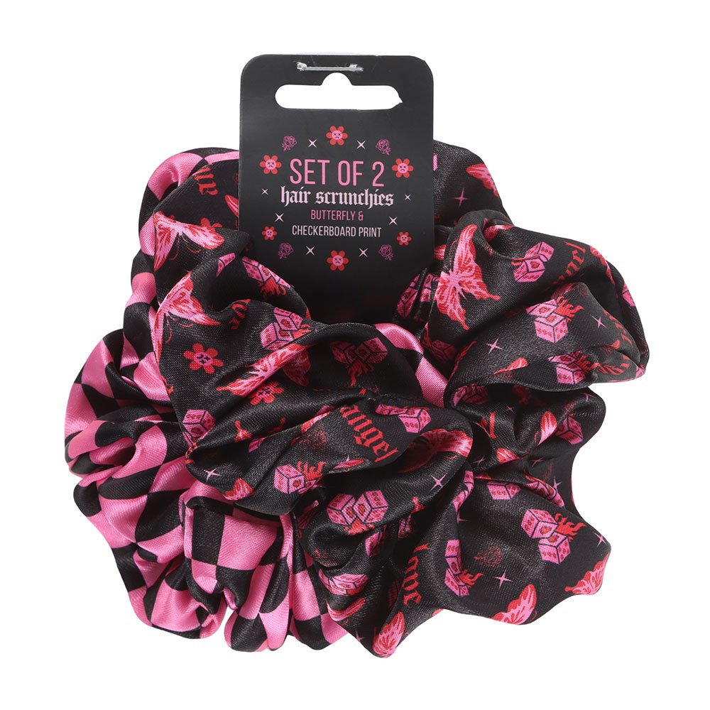 Set of 2 Gothic Scrunchies